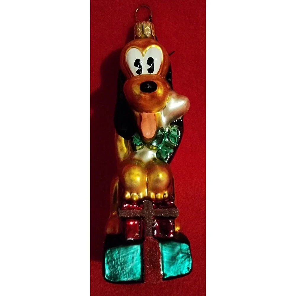 Christopher Radko 1996 NOEL PLUTO Disney Mickey & Co Ltd Edition with tag & Box